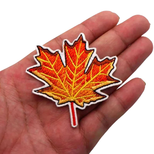 Plant 'Maple Leaf' Embroidered Patch