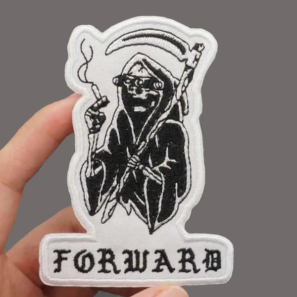 Forward 'Grim Reaper' Embroidered Velcro Patch