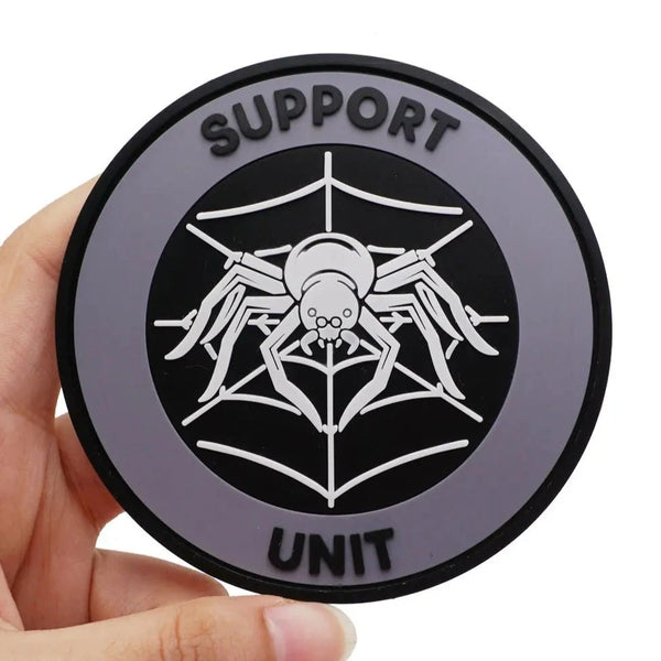 Military Tactical 'Support Unit Logo' PVC Rubber Patch