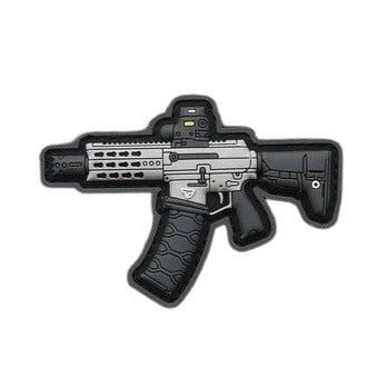 Military Tactical 'Honey Badger Gun' PVC Rubber Velcro Patch