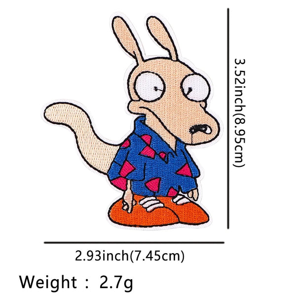 Rocko's Modern Life 'Rocko | Serious' Embroidered Patch