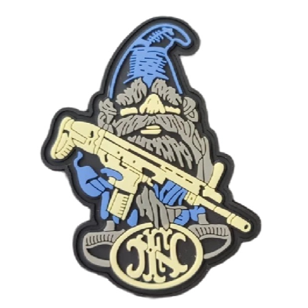 Gnome 'Tactical Gun | 1.0' PVC Rubber Velcro Patch