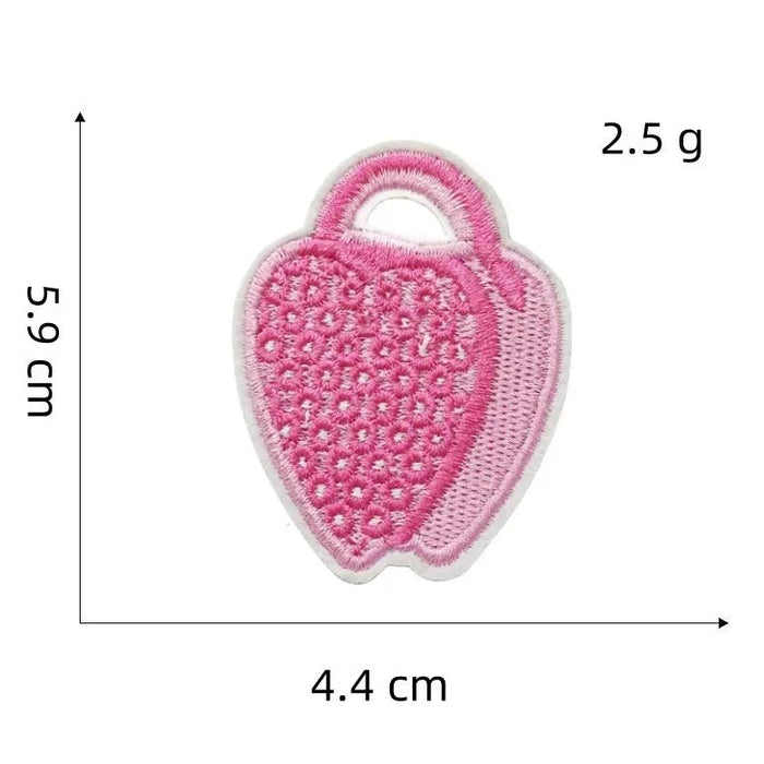 Malibu Dreams 'Pink Heart Bag' Embroidered Patch