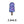 Load image into Gallery viewer, Cute &#39;Purple Popsicle&#39; Embroidered Patch
