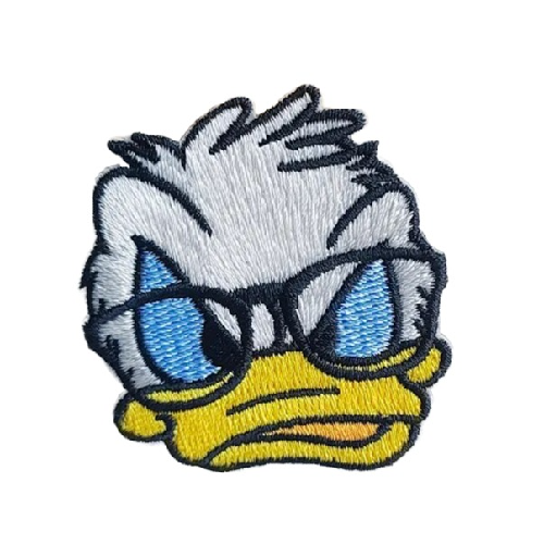 Mickey Mouse Clubhouse 'Donald Duck Head | Glasses' Embroidered Patch