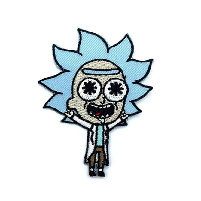 Rick and Morty 4" 'Rick | Standing' Embroidered Patch Set