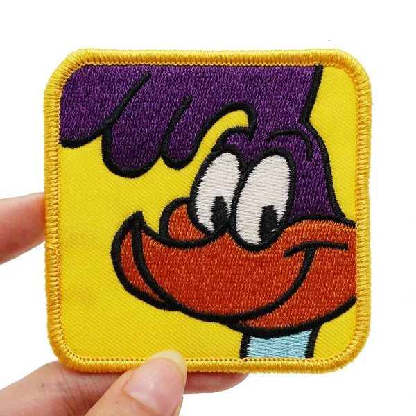 Road Runner 'Face | Square' Embroidered Velcro Patch