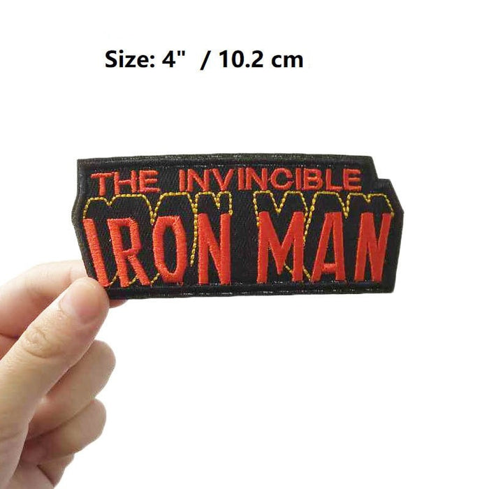 The Invincible Iron Man 'Logo' Embroidered Patch — Little Patch Co
