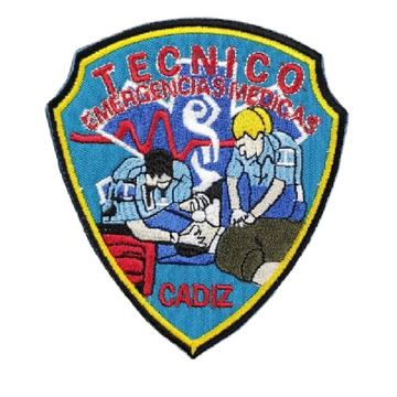 Star of Life 'Tecnico Emergencias Medicas' Embroidered Velcro Patch