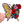 Load image into Gallery viewer, Butterfly &#39;Half Floral&#39; Embroidered Patch
