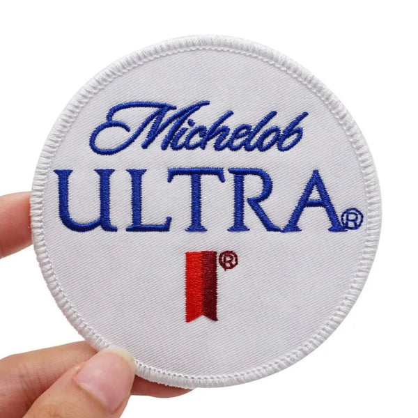 Cool 'Michelob Ultra Logo' Embroidered Velcro Patch