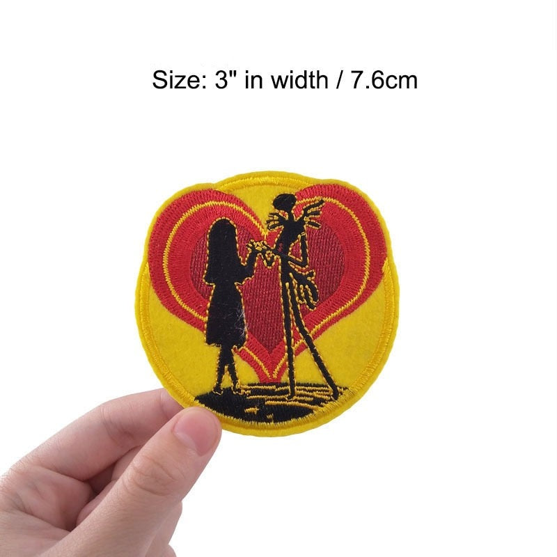 The Nightmare Before Christmas 'Sally and Jack | Dancing' Embroidered Patch