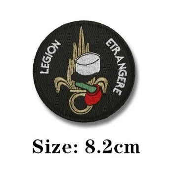 Legion Etrangere 'Round 1.0' Embroidered Velcro Patch