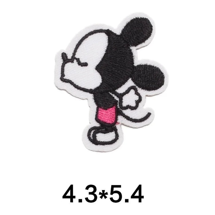 Mickey Mouse 'Kiss' Embroidered Patch
