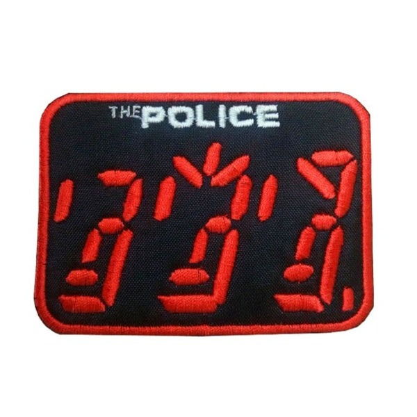 The Police 3" 'Ghost In The Machine | Logo' Embroidered Patch Set