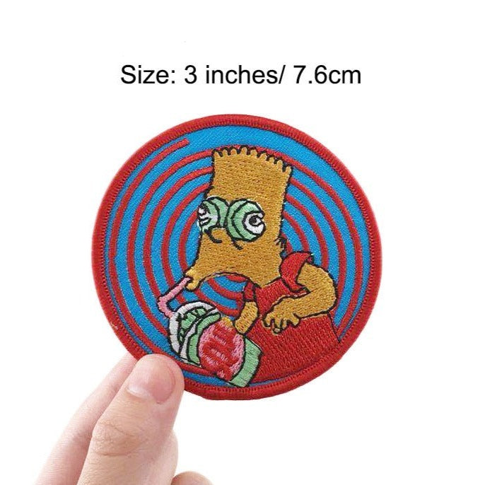 The Simpsons 'Bart | Spiral' Embroidered Patch