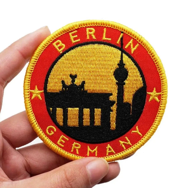 Berlin Germany 'Round' Embroidered Patch