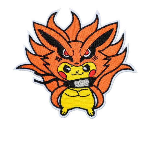 Pocket Monster 'Pikachu x Kurama' Embroidered Patch