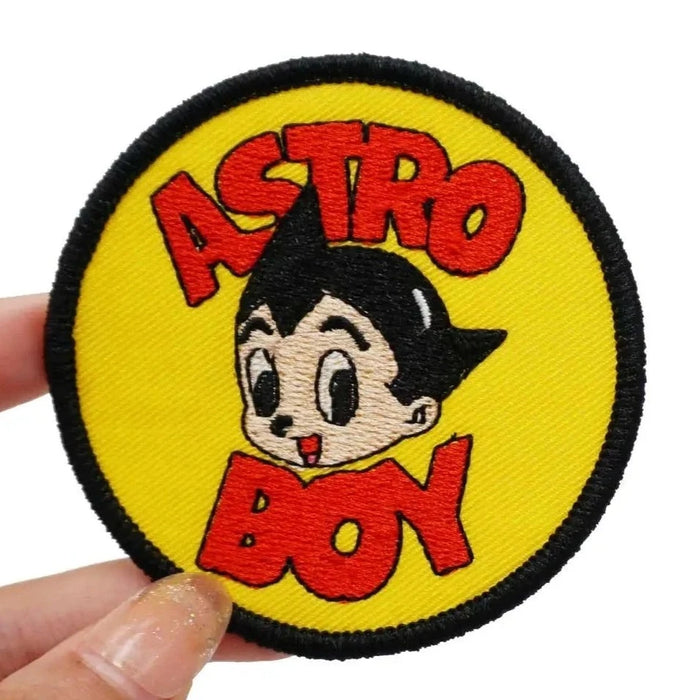 Astro Boy 'Head | Round' Embroidered Velcro Patch