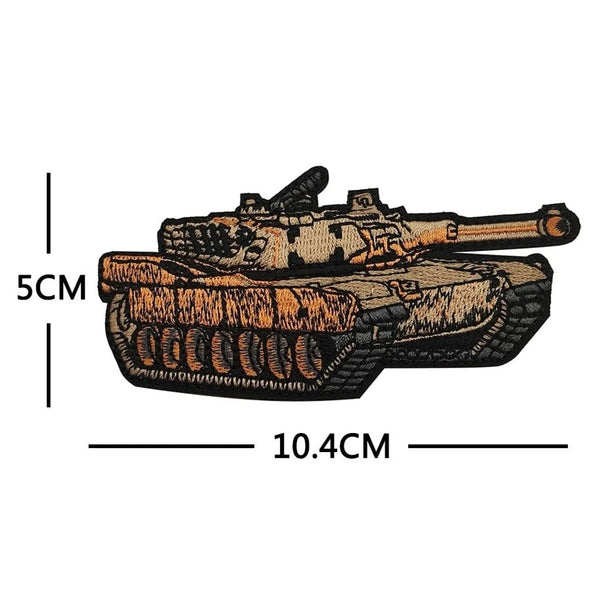 Vehicles 'M1 Abrams Tank' Embroidered Velcro Patch