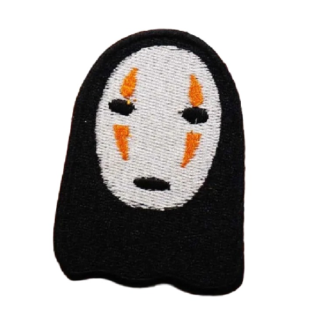 Spirited Away 'No-Face | Head' Embroidered Patch