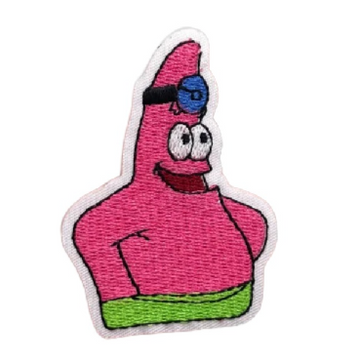 SpongeBob 'Patrick Star | Amazed' Embroidered Patch