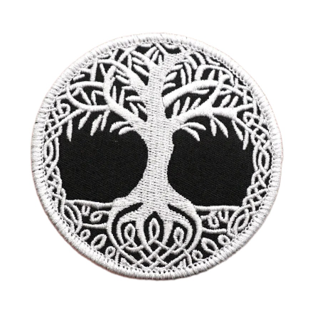 Viking 'Tree of Life Symbol' Embroidered Velcro Patch