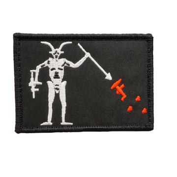 実物Forward Observations Group パッチ　ラスト1枚 Blackbeard Flag 'Forward Observations | F Logo' Embroidered