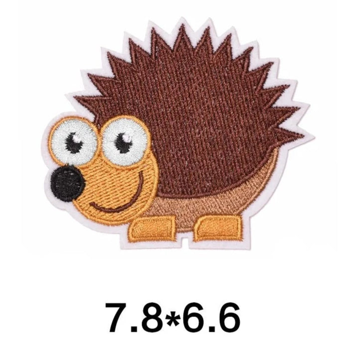 Cute 'Hedgehog' Embroidered Patch