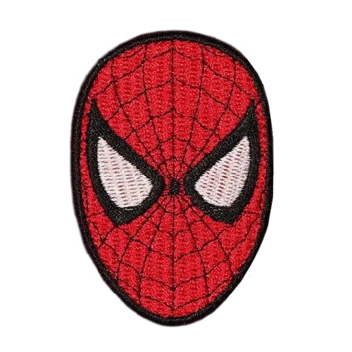 Spider-Man 'Face 1.0' Embroidered Velcro Patch