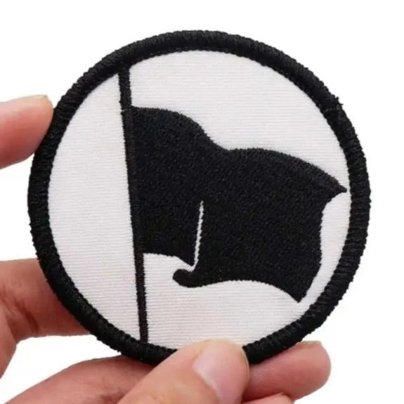 Black Flag 'Round' Embroidered Patch