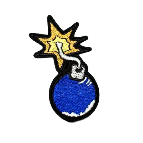 Military Tactical 'Cannon Bomb' Embroidered Patch