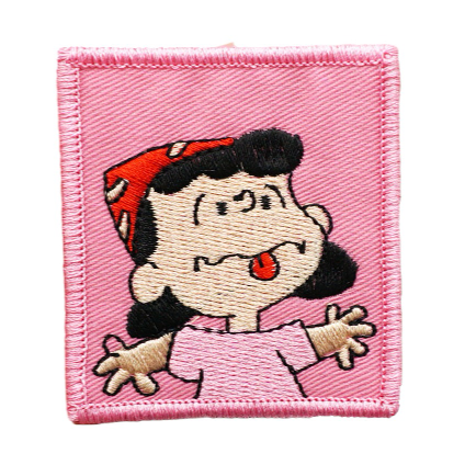 The Peanuts Movie 'Lucy Van Pelt' Embroidered Patch