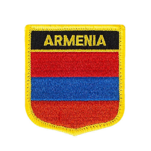 Armenia Flag Embroidered Velcro Patch