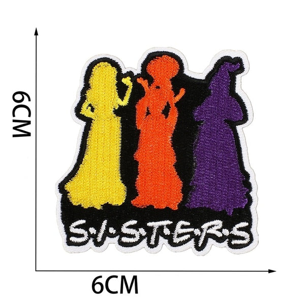 Hocus Pocus 'Sarah-Winifred-Mary | Sisters' Embroidered Patch