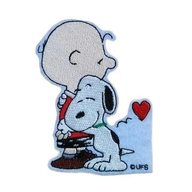 The Peanuts Movie 'Charlie Brown and Snoopy | Hugging' Embroidered Patch