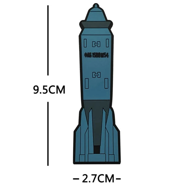 Military Tactical 'FAB 1500 Glide Bomb' PVC Rubber Velcro Patch