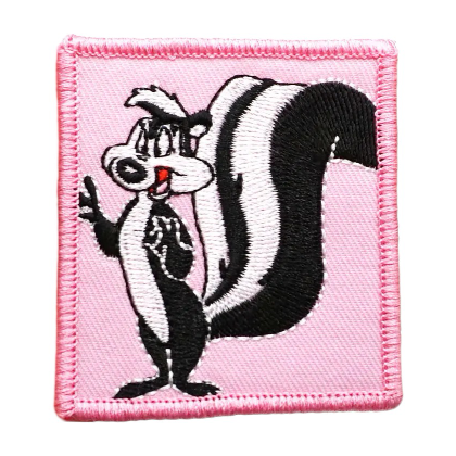 Looney Tunes 'Pepé Le Pew | Square' Embroidered Patch