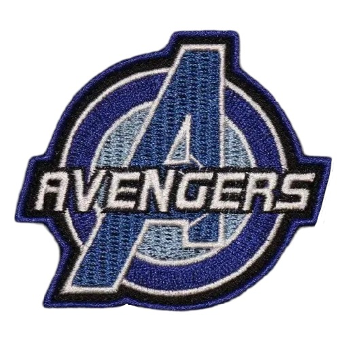 Avengers 'Logo | White Font' Embroidered Velcro Patch