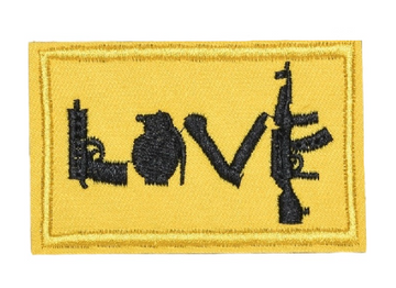 Military Tactical 'Love Tactical Weapons' Embroidered Velcro Patch