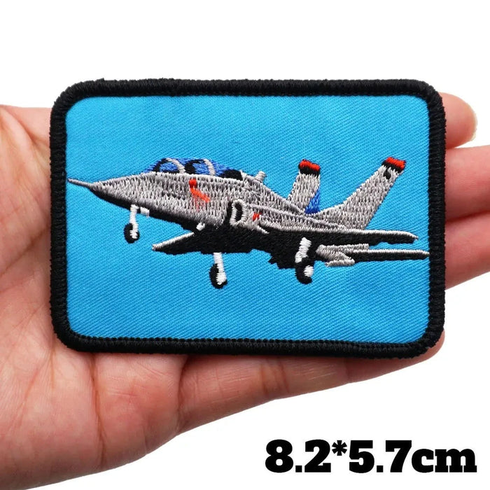 Military Aircraft 'Square' Embroidered Patch