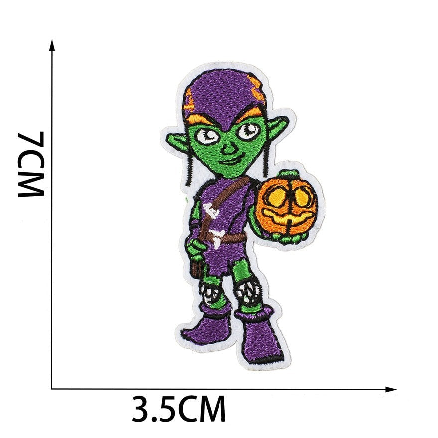 Spider-Man 'Green Goblin | Pumpkin' Embroidered Patch