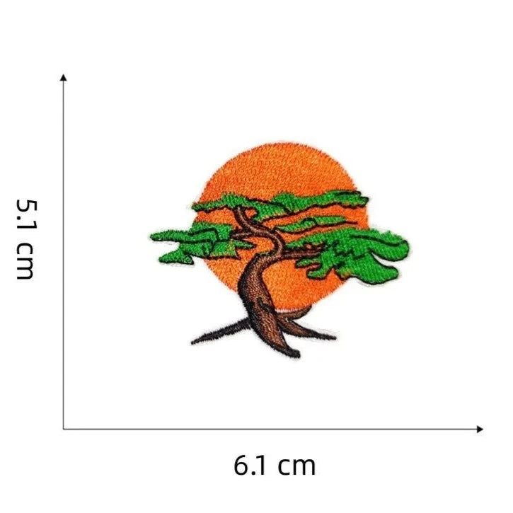 bonsai tree patch The Karate Kid 'Miyagi-Do Bonsai Tree' Embroidered Patch