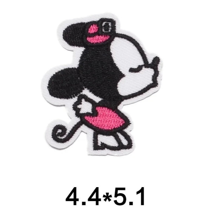 Minnie Mouse 'Kiss' Embroidered Patch