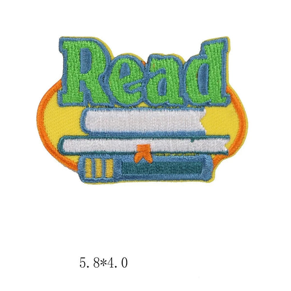 Books 'Read' Embroidered Patch – Little Patch Co