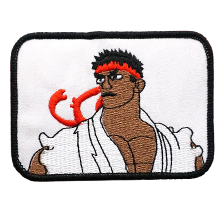 Street Fighter 'Ryu' Embroidered Patch