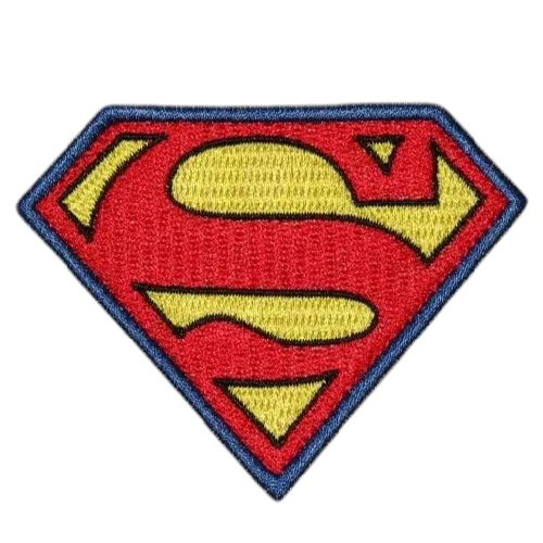 Superman 'Logo 1.0' Embroidered Velcro Patch