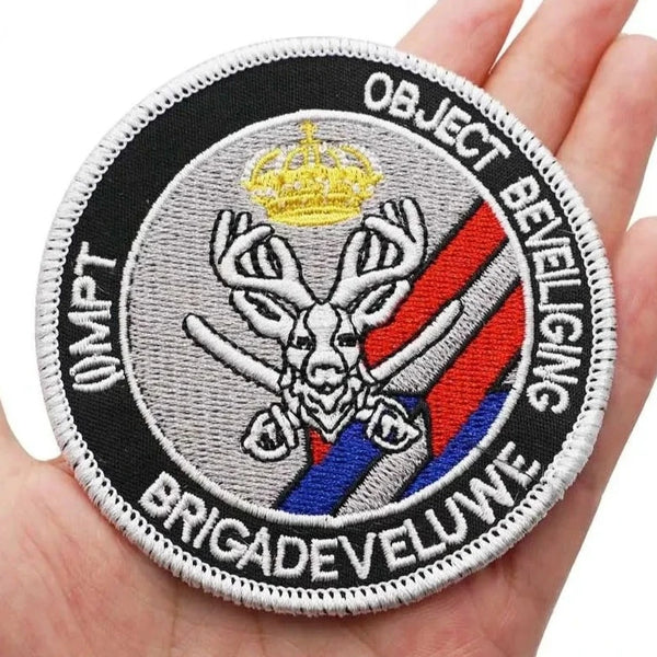 Military Tactical 'Brigade Veluwe' Embroidered Velcro Patch