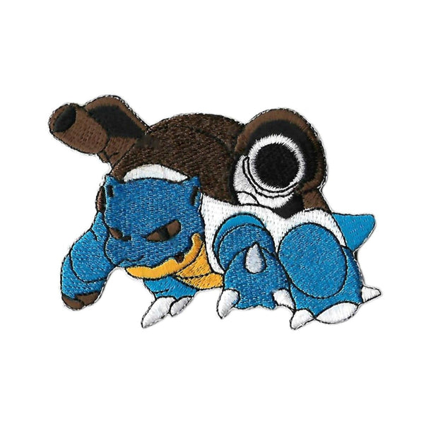 Pocket Monster 4" 'Blastoise' Embroidered Patch Set