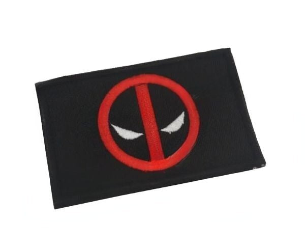 Deadpool 'Logo | Square' Embroidered Velcro Patch